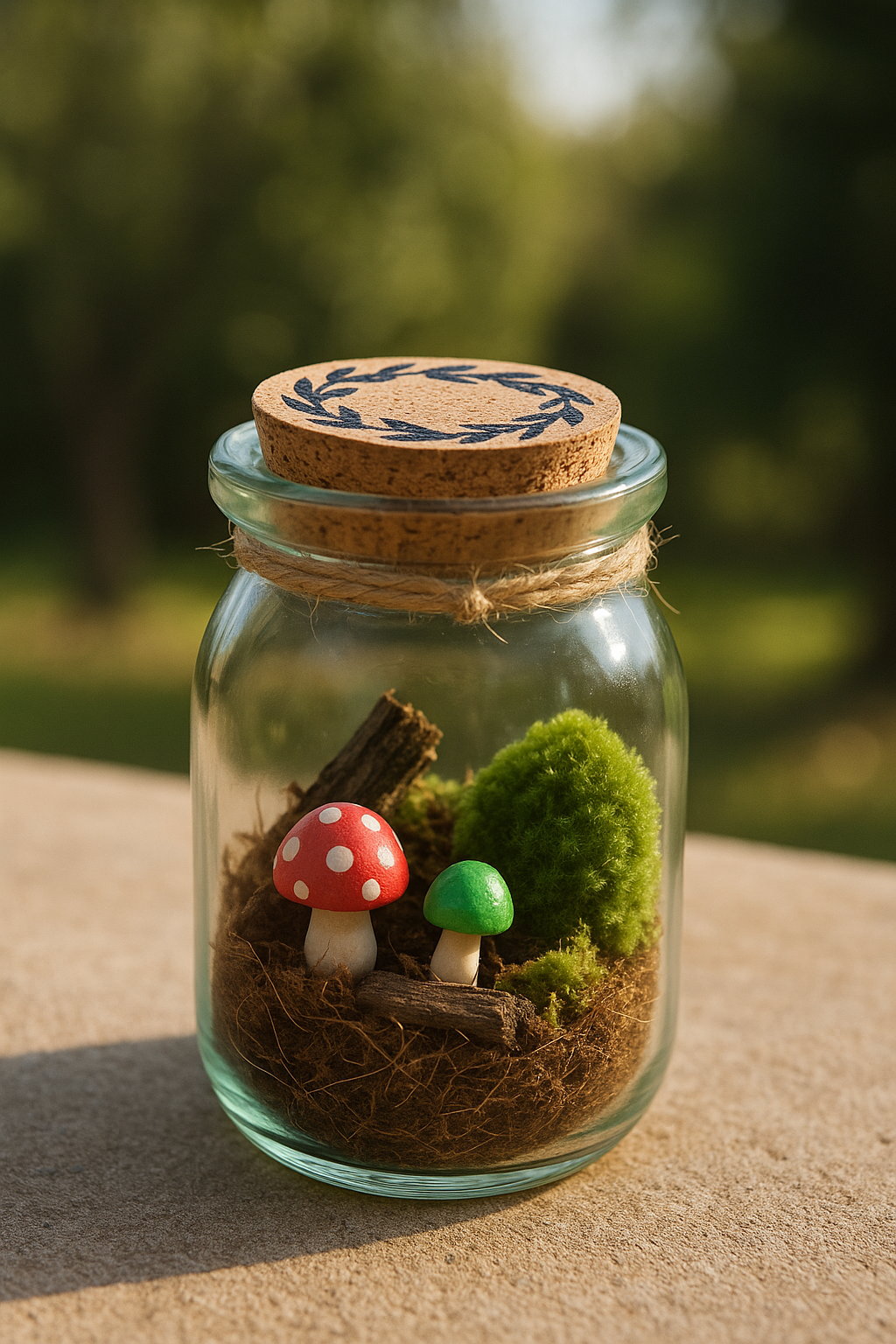 Living Moss Jars